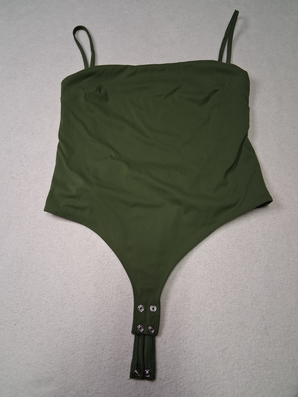 Dynamite Olive Green Strap Bodysuit